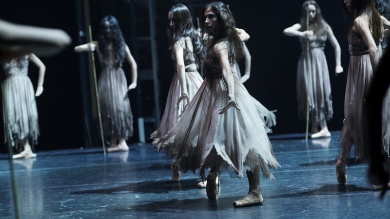 A scene from Akram Khan's production of Giselle by English National Balloet