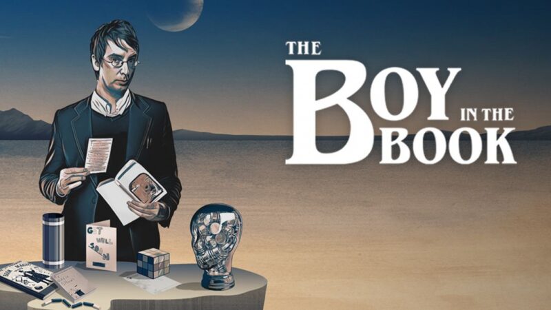 The Boy In The Book illustrated poster