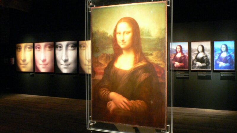 Digital image of Mona Lisa