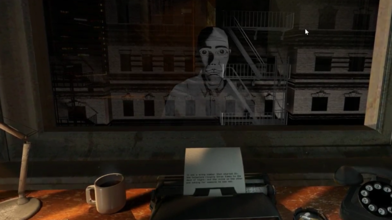 A still from the game My Name is Peter Stillman