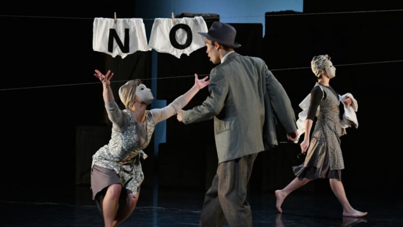 A photo from a performance of Windrush: Movement of the People