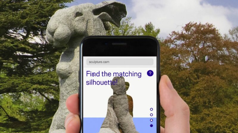 A photograph for the Sculpture Cam at Yorkshire Sculpture Park