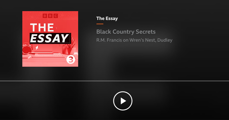 Screenshot of an episode of Black country secrets playing on BBC Sounds.