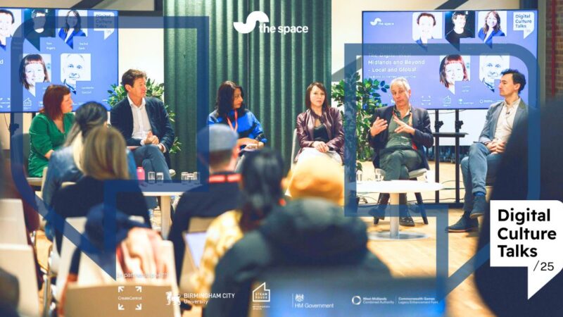 Photo of one of the roundtable panels at Digital Culture Talks 2025